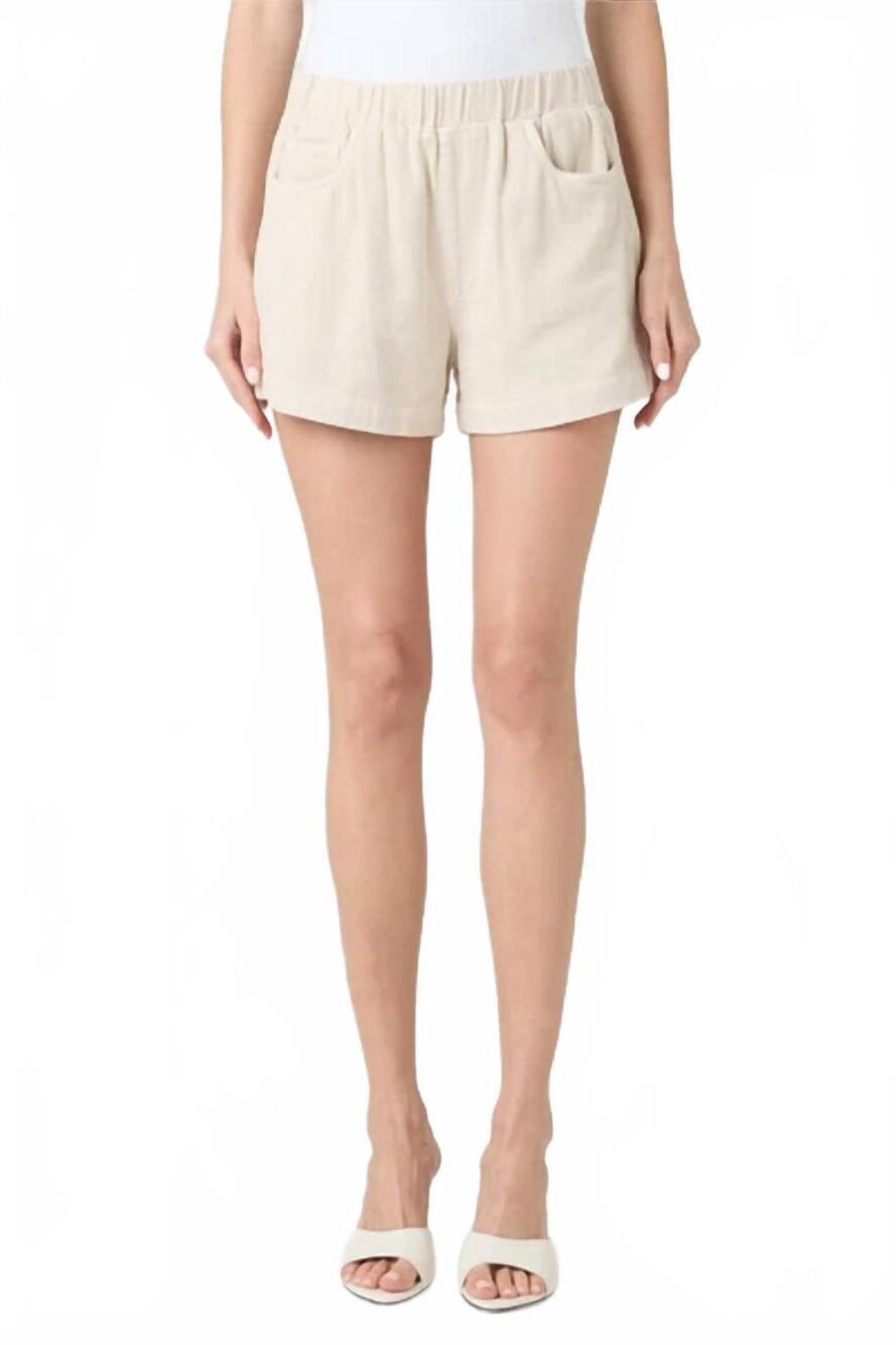 NEW BLANKNYC high rise shorts in oyster bar